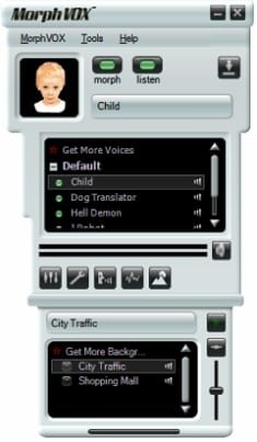 Интерфейс MorphVOX Junior