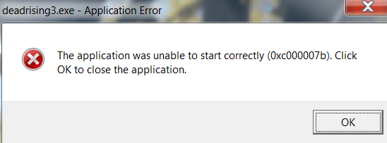 Failed to start application ошибка. 0xc000007b. Oxc000007b. (0xc00007b) ошибка Windows 7 при запуске. 0 0000007b 000,,,.