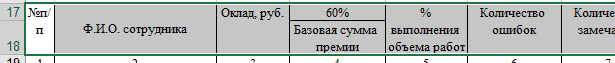 Как закрепить область в Excel