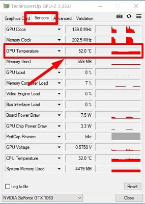 Интерфейс GPU-Z